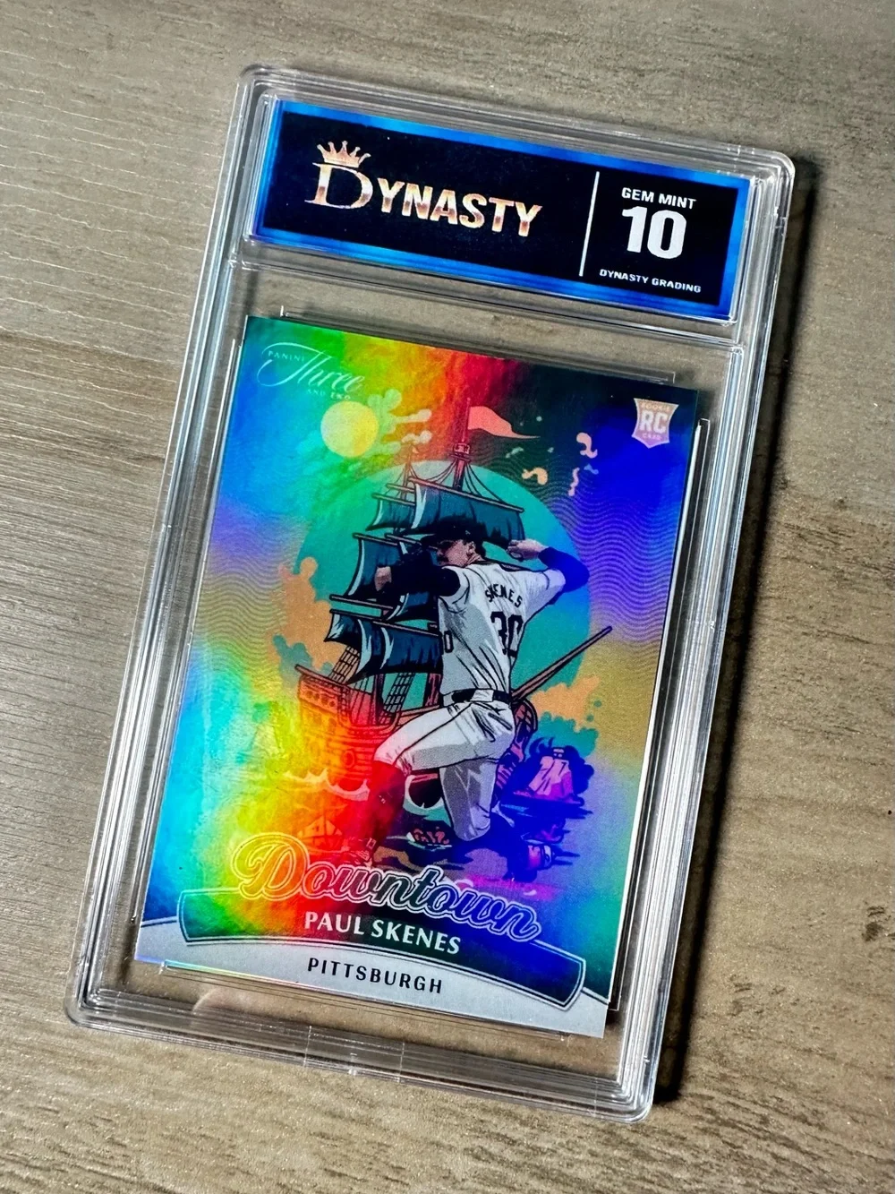 Paul Skenes Gem Mint 10 2024 Downtown #4 Holo Novelty Baseball Card. - Picture 2 of 3